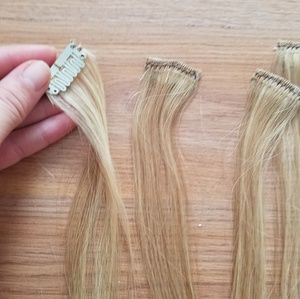Skinny Clip in human hair extensions